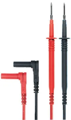Gossen Metrawatt - KS17-S - Sada káblov s oceľovými hrotmi Ø 2 mm a káblom 150 cm, 1000 V / CAT II