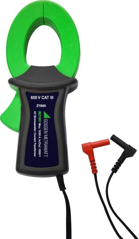 Gossen Metrawatt WZ1001 - Prúdový klieštový transformátor 1–1000 A AC