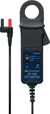 Gossen Metrawatt - CP1100 - Svorka snímače proudu AC/DC s napěťovým výstupem pro multimetry, 1000 A, Ø 32 mm