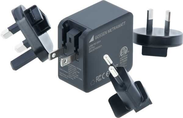 Gossen Metrawatt USB PD - USB-C nástenný zdroj 65W 65W USB-C Power Delivery