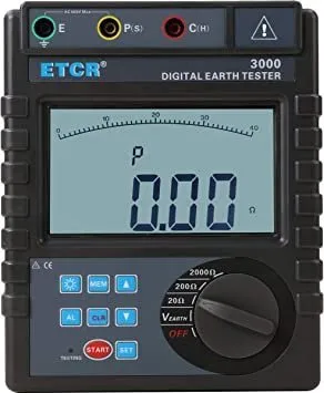 ETCR 3000 - Merač zemných odporov 3-vodičovou metódou
