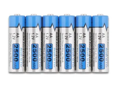 Electron UNIBAT - Sada 6 ks nabíjateľných batérií 6 ks NiMH